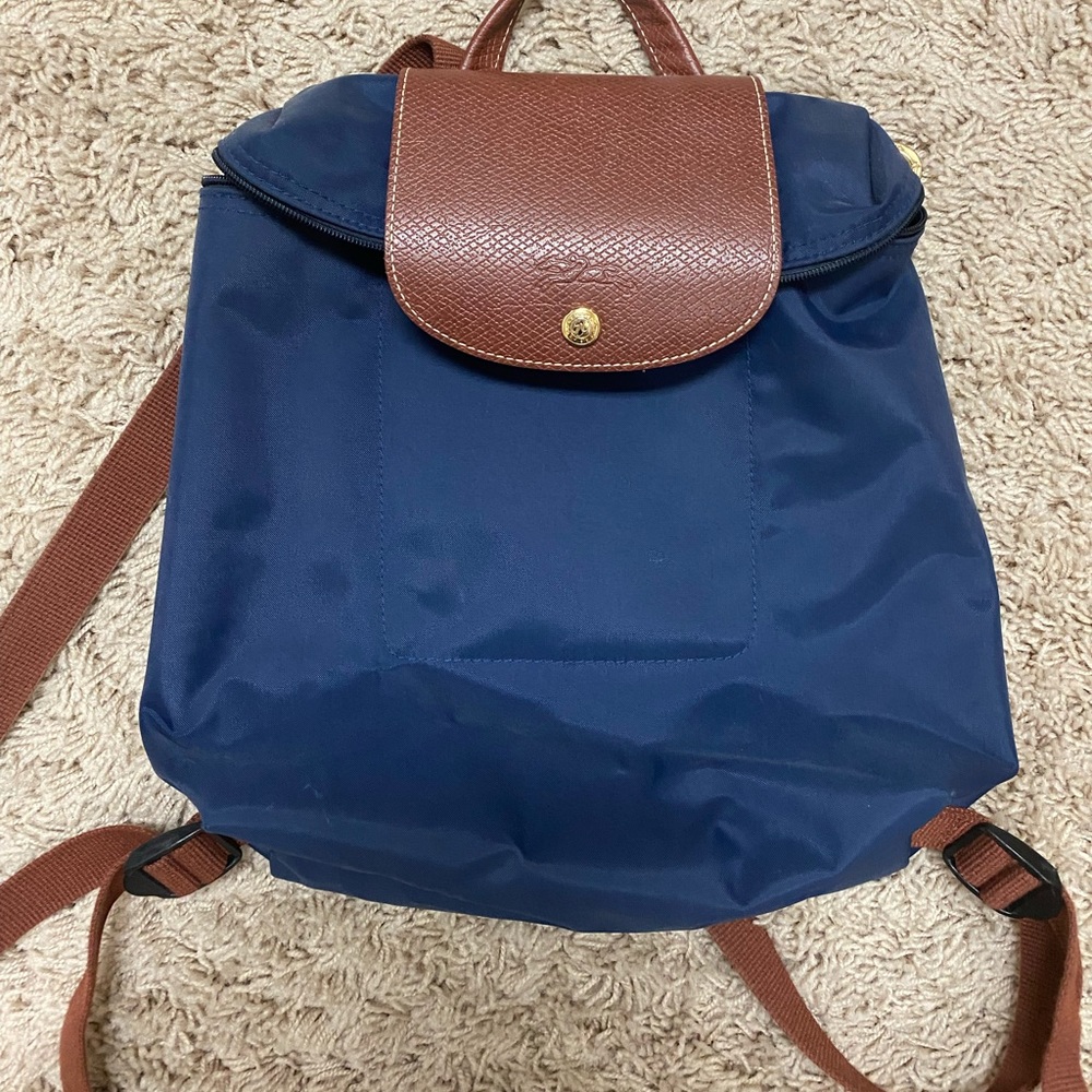 Longchamp LePliage Navy Backpack